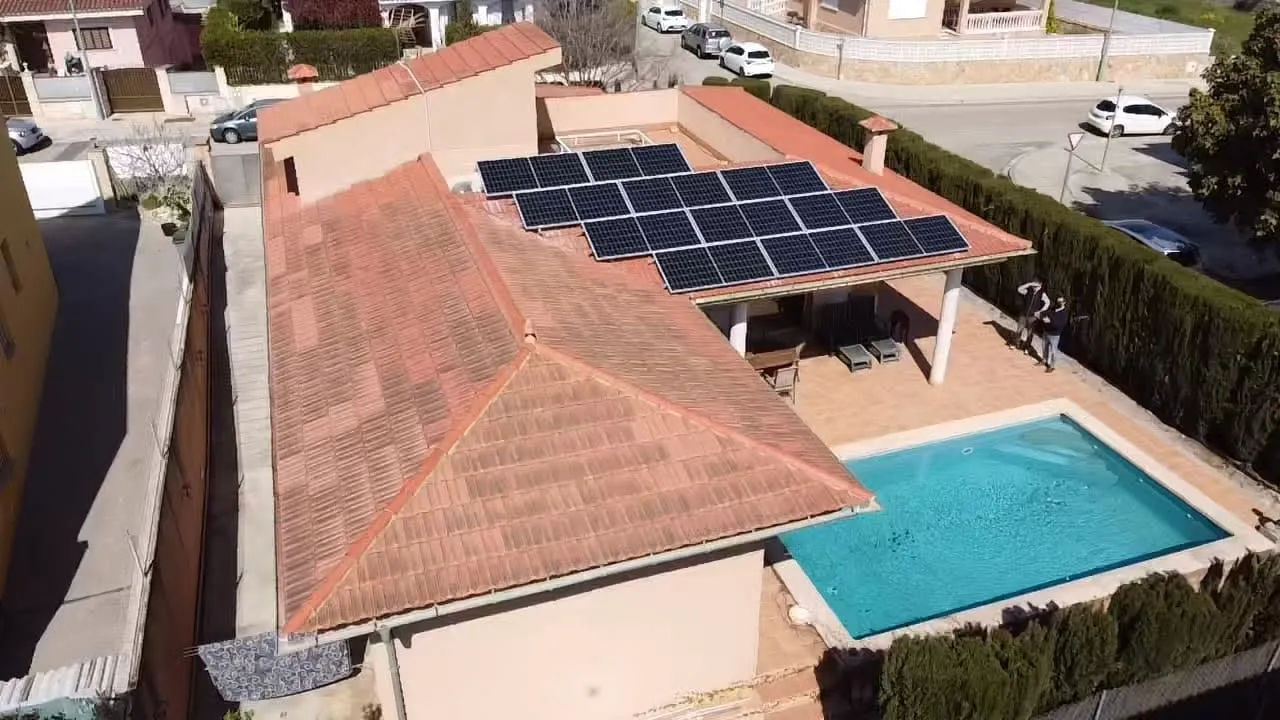 Autoconsumo fotovoltaico · Vivienda unifamiliar · Mallorca