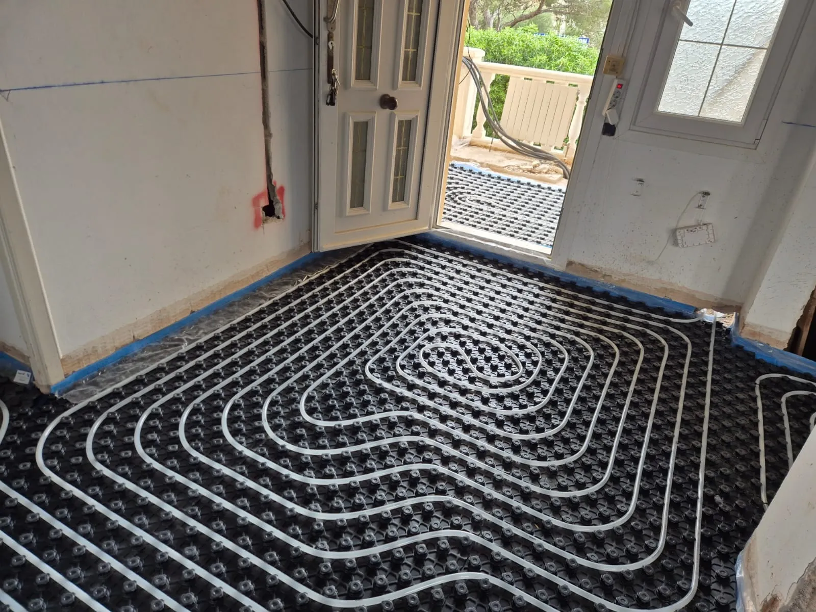 Suelo radiante por estancias · Climatización · rehabilitación · Mallorca
